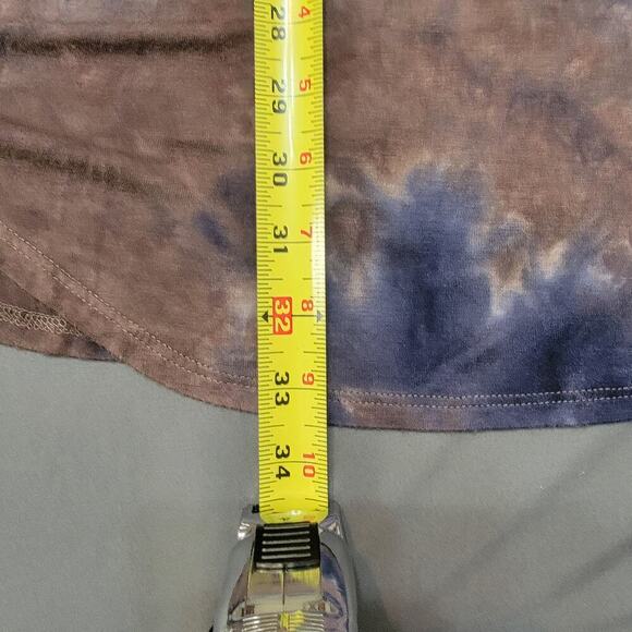 Ginger G Tie-Dye Swing Dress M Sleeveless Soft Knit Boho Style - Picture 7 of 7